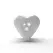 Mystim Heart’s Desire Lay-On Massager Rose Medical Silicone
