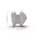 Mystim Heart’s Desire Lay-On Massager Rose Medical Silicone