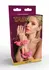 Taboom Malibu Wrist Cuffs Pink Vegan Leather Adjustable Gold Details
