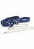 TABOOM Silicone Collar and Leash Set with Adjustable Butterfly Bow