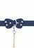 TABOOM Silicone Collar and Leash Set with Adjustable Butterfly Bow