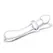 Glas Double-Ended Curved Glass Model 24cm - Dual-Function, Transparent