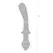 Glas Double-Ended Curved Glass Model 24cm - Dual-Function, Transparent