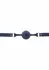 TABOOM Silicone Mouth Gag Adjustable Strap Black 8713221832801