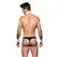 ENVY Tuxedo 3-Piece Costume Set with Collar & Cuffs M/L Black-White
