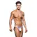 Envy Low-Rise Athletic Jockstrap White M/L - Breathable Cotton Blend
