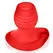 Oxballs Glowhole-2 Hollow Plug Large Red Morph with LED Insert 15.2cm