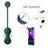 Magic Motion Crystal Duo Smart Kegel Trainer Set with App Control & Weights
