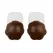 Bye Bra Silicone Pull-Ups Brown M - Reusable Adhesive Solution 10cm