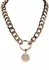 TABOOM Dona Statement Collar Rose Gold Metal Adjustable Design