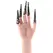 Sportsheets Sensory Fingertips Black - Set of 5, Nickel-Free Alloy