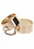 TABOOM Dona Wrist Cuffs Rose Gold - Elegant Metal Accessory