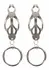 TABOOM Butterfly Clamps With Ring - Stainless Steel, Adjustable Design