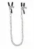 TABOOM Adjustable Clamps with Chain - Precision Tension System, Silver