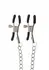TABOOM Adjustable Clamps with Chain - Precision Tension System, Silver