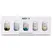 Svakom Hedy X Intimate Sleeve Set 5-Pack Assorted Textures TPE 99mm
