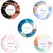 Svakom Hedy X Intimate Sleeve Set 5-Pack Assorted Textures TPE 99mm