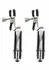 TABOOM Adjustable Vibrating Clamps Black - Multi-Speed Stimulation System