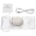 Ioba OhMyC White - Ergonomic Intimate Pulsator with Moving Bead System