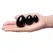 La Gemmes Black Obsidian Stone Egg M - Natural Gemstone Wellness Tool 4x3cm