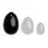 La Gemmes Black Obsidian Egg L - Natural Stone Pelvic Floor Trainer 5x3.5cm