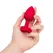 b-Vibe Heart Vibrating Remote Plug M/L Red - 15 Modes, Silicone, USB