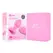 b-Vibe Vibrating Heart Plug S/M Pink - Remote Control, 15 Modes