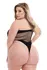 Baci Diamonte Teddy, Black, Adjustable Halter, One Size