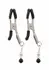 TABOOM Non Adjustable Clamps Beads - Elegant Metallic Design
