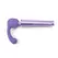Le Wand Petite Curve Weighted Silicone Attachment, Purple, Compact Size