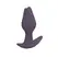 Fun Factory Bootie Fem Intimate Plug, Asymmetrical, Dark Taupe, 8.5 cm