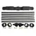 Sportsheets Under the Bed Restraint System Special Edition, 6 Points, Gold Hardware