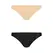 Bye Bra Invisible Brazilian Briefs 2-Pack Nude & Black XXL Seamless