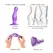 Strap-On-Me Curvy Plug Model L Metallic Purple - Liquid Silicone & Suction Cup