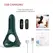 Magic Motion Rise Green - Dual Silicone Intimate Ring, App-Controlled