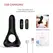 Magic Motion Rise Black - Double Intimate Ring with App Control