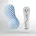 Tenga Flex II Bubbly Blue - Spiral-Textured Reusable Intimate Device