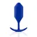 b-Vibe Snug Plug 4 Navy - Weighted Silicone Intimate Device, Large Size