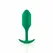 b-Vibe Snug Plug 2 Green Weighted Silicone Intimate Trainer 114g 3x11.4cm