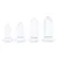 b-Vibe Glass Dilators Set 4-Piece - Borosilicate, Tapered, Multi-Size