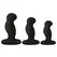 Nexus G-Play Trio Plus Black - 3-Piece Rechargeable Silicone Set