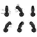 Nexus Gyro Vibe Extreme Dual Motor Silicone Intimate Machine Black