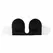 Bye Bra Seamless U-Style Bra Cup B Black - Strapless, Invisible Design