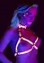 TABOOM Glow In The Dark Open Cup Bra Harness - Luminous Adjustable Design