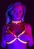 TABOOM Glow In The Dark Open Cup Bra Harness - Luminous Adjustable Design