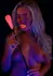 TABOOM Glow in the Dark Riding Crop Vegan Leather 45cm Black