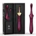 ZALO Bess Velvet Purple - Compact Intimate Wellness Device, 10 Modes