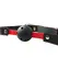 Sportsheets S&M Hush Ball Gag - Adjustable Breathable Model, Black