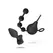 Nexus Anal Beginner Kit - Silicone Starter Set with Douche, Plug & Beads