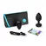 b-Vibe Vibrating Jewel Plug XXL Black - 15 Modes, USB Rechargeable, 12.2 cm